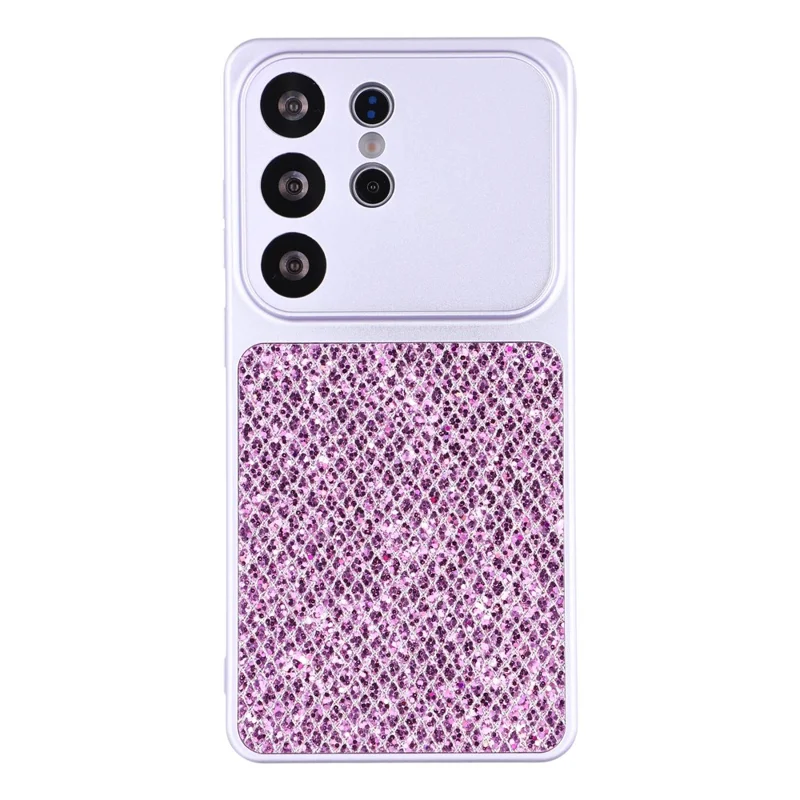 For Samsung Galaxy S25 Ultra Case Diamond Glitter TPU Shockproof Cover - Purple
