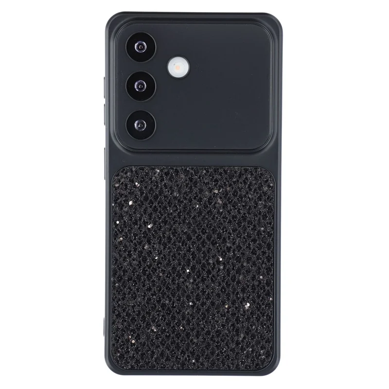 For Samsung Galaxy S26 Case Diamond Glitter TPU Shockproof Cover - Black