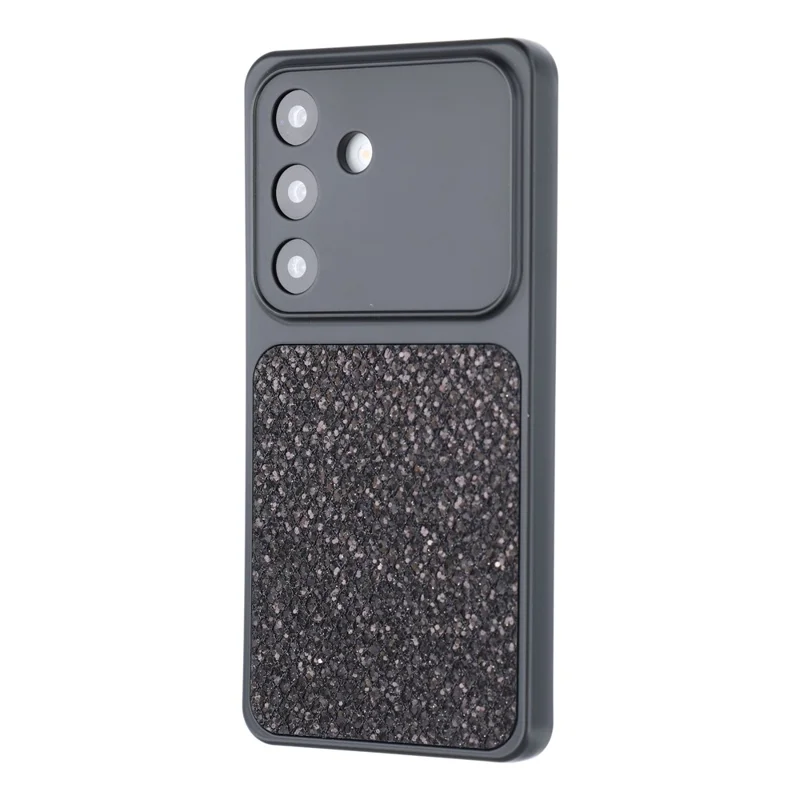 For Samsung Galaxy S26 Case Diamond Glitter TPU Shockproof Cover - Black