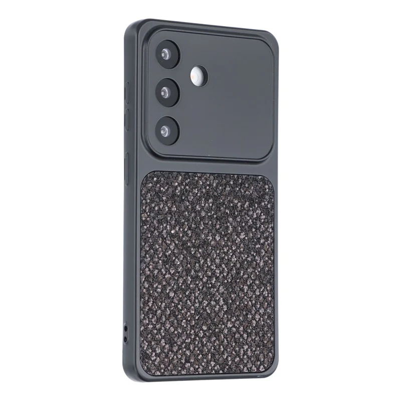 For Samsung Galaxy S26 Case Diamond Glitter TPU Shockproof Cover - Black