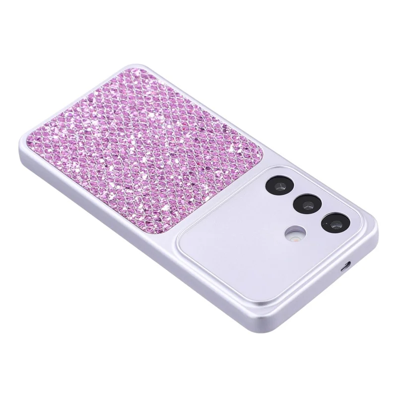 For Samsung Galaxy S26+ Case Diamond Glitter TPU Shockproof Cover - Purple
