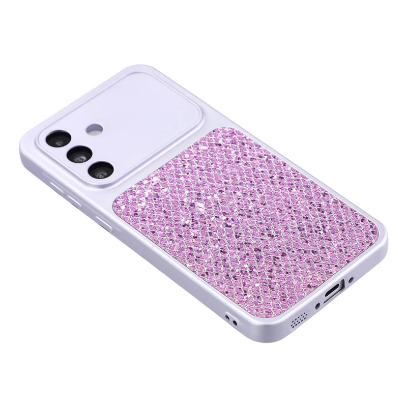 Case For Samsung Galaxy A16 5G  /  4G Diamond Glitter TPU Shockproof Cover - Purple