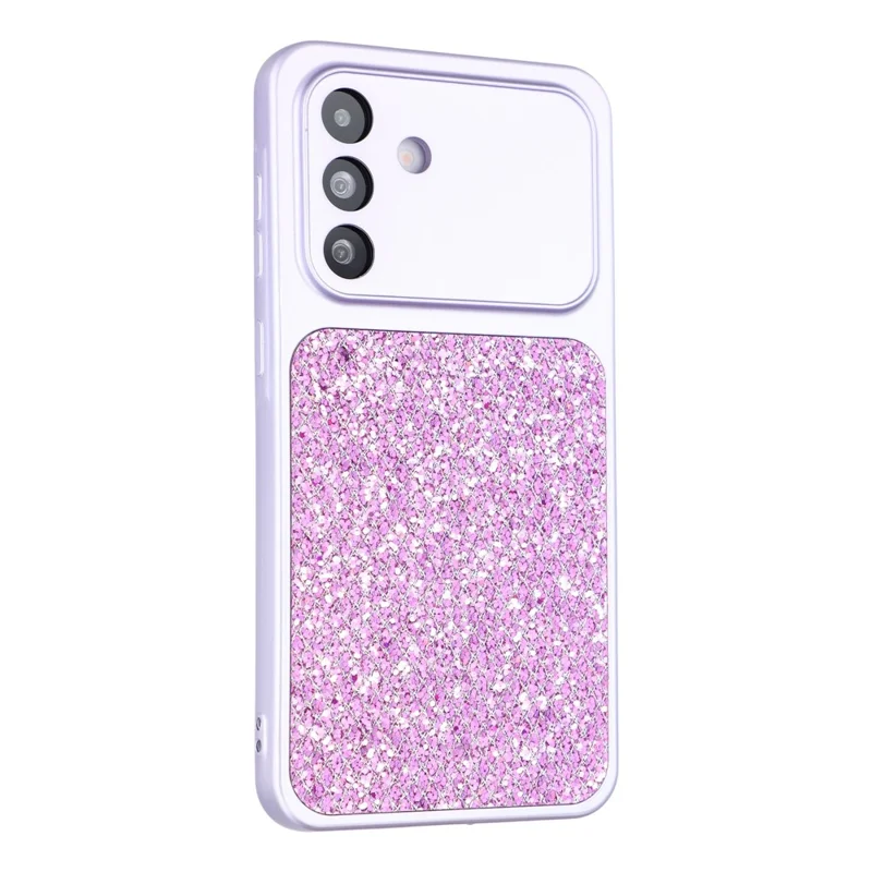 For Samsung Galaxy A26 5G Case Diamond Glitter TPU Shockproof Cover - Purple