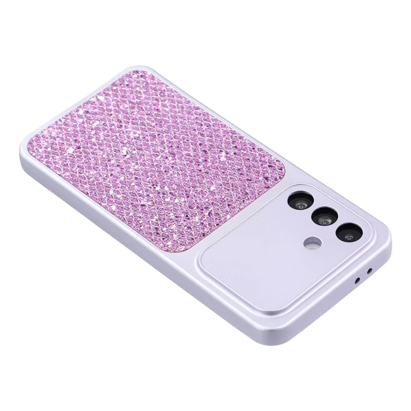 For Samsung Galaxy A26 5G Case Diamond Glitter TPU Shockproof Cover - Purple