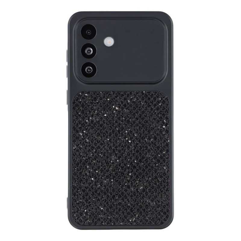 For Samsung Galaxy A36 5G Case Diamond Glitter TPU Shockproof Cover - Black
