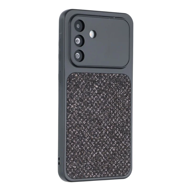 For Samsung Galaxy A36 5G Case Diamond Glitter TPU Shockproof Cover - Black