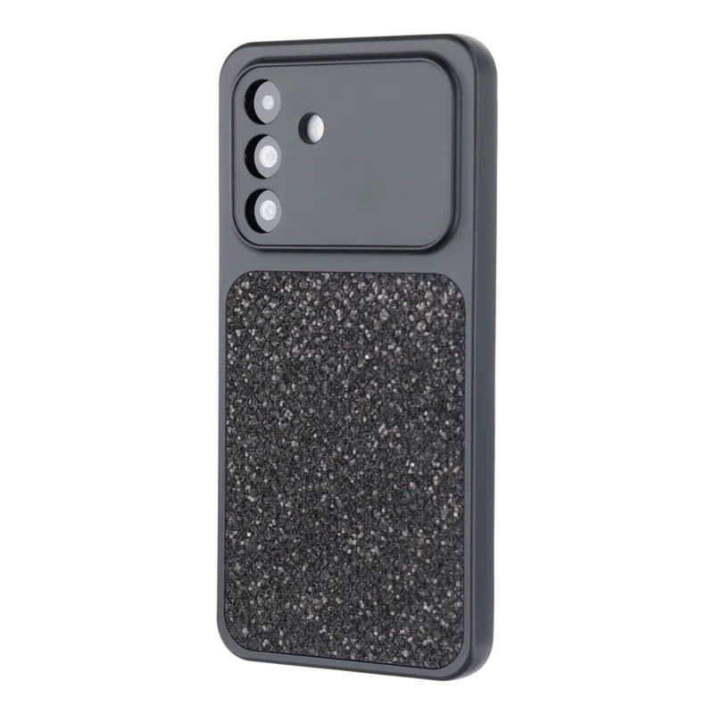 For Samsung Galaxy A36 5G Case Diamond Glitter TPU Shockproof Cover - Black