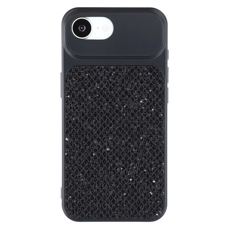 Case For iPhone 17e  /  16e Diamond Glitter TPU Shockproof Cover - Black