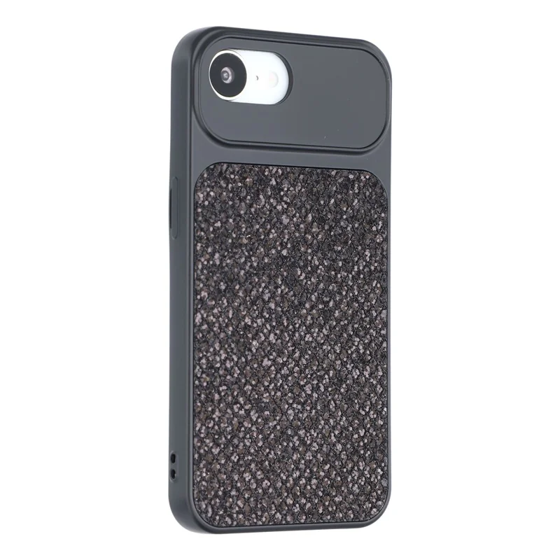 Case For iPhone 17e  /  16e Diamond Glitter TPU Shockproof Cover - Black