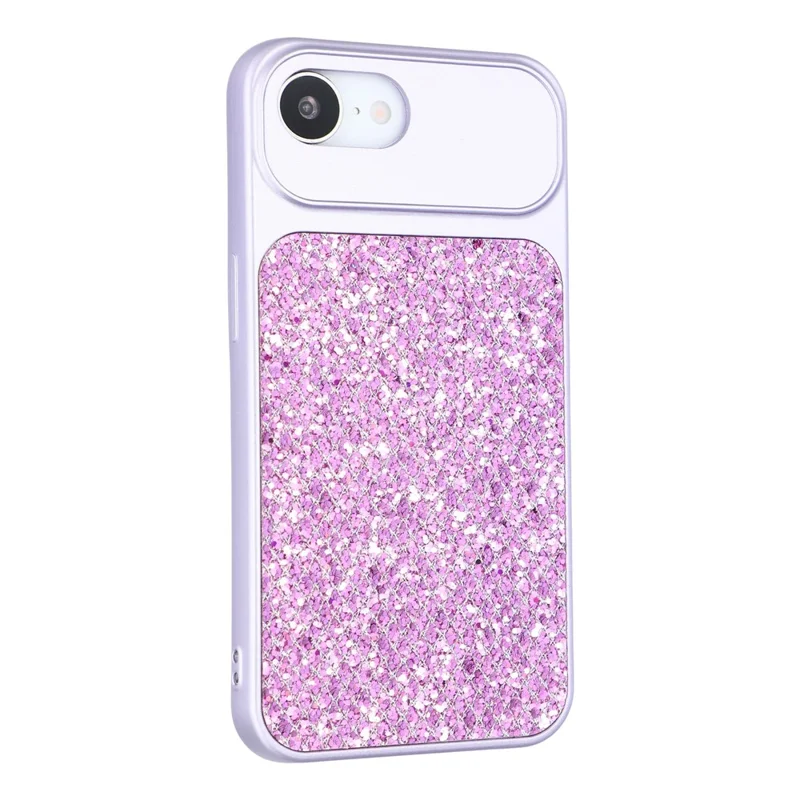 Case For iPhone 17e  /  16e Diamond Glitter TPU Shockproof Cover - Purple