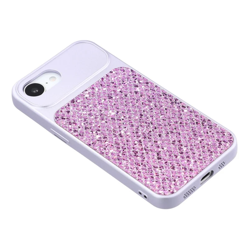 Case For iPhone 17e  /  16e Diamond Glitter TPU Shockproof Cover - Purple