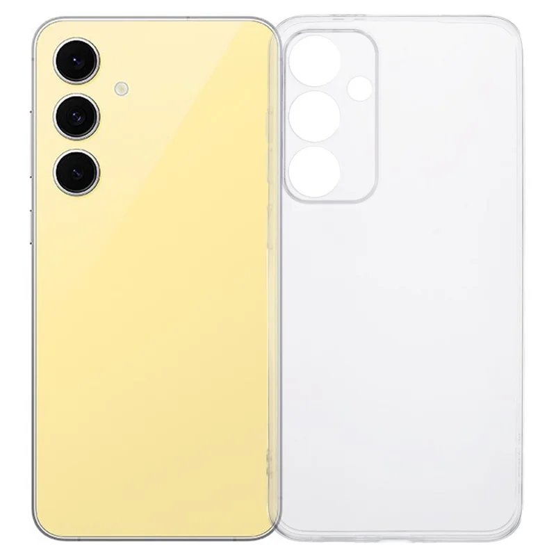 Cover per Samsung Galaxy S25 FE, Custodia Trasparente in TPU da 1,5 mm Antiurto