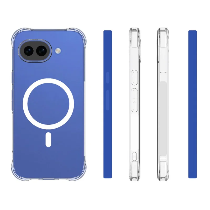 Bulk Purchasing for Google Pixel 10a Magnetic Case TPU Anti-drop Phone Back Cover - Transparent