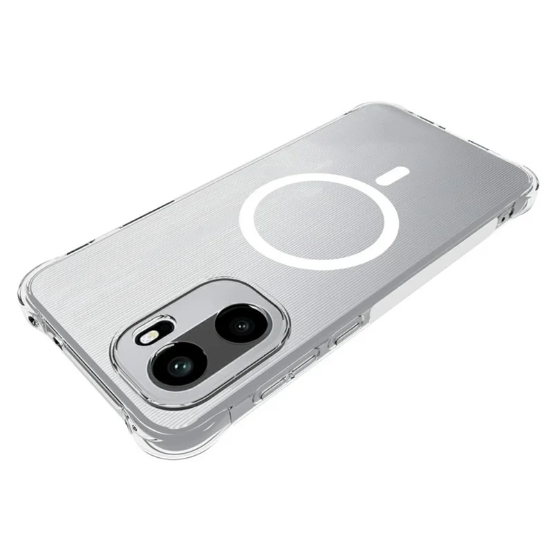 Bulk Purchasing for OnePlus Ace 6 5G Magnetic Case TPU Anti-drop Phone Back Cover - Transparent