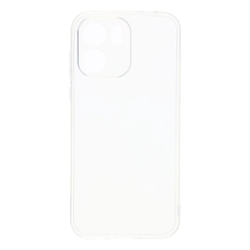 För OnePlus Turbo 6V 5G baklucka ultratunn flexibel TPU klar mobilskal - Transparent