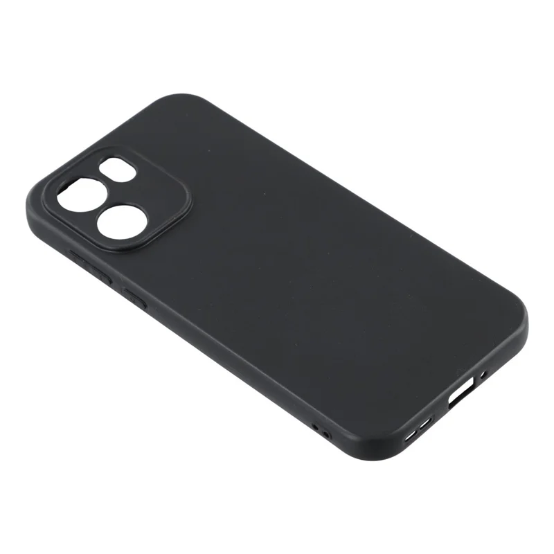 För OnePlus Turbo 6V 5G Skal Slim TPU Skråresistenta Matt Mobilsaxel - Svart