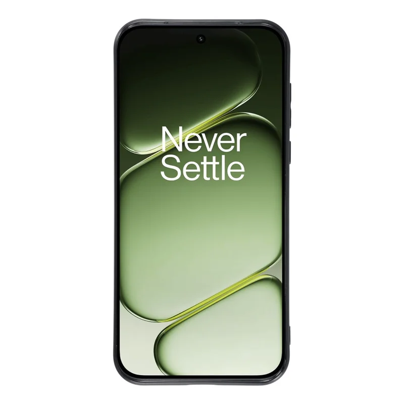 För OnePlus Turbo 6 5G Skal Slim TPU Skråresistent Matt Mobiltäckning - Svart