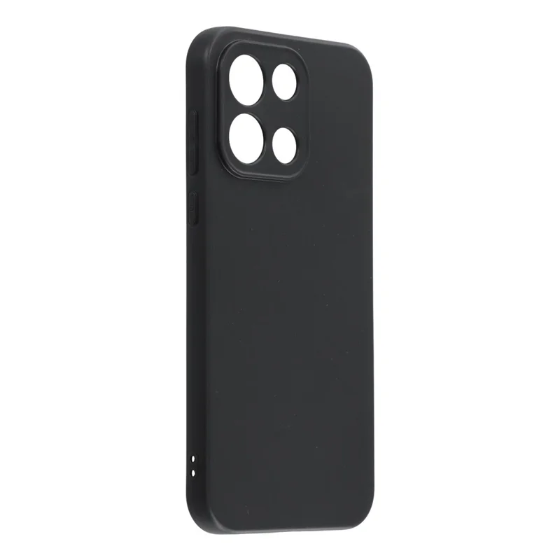 För OnePlus Turbo 6 5G Skal Slim TPU Skråresistent Matt Mobiltäckning - Svart
