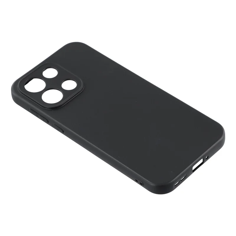 För OnePlus Turbo 6 5G Skal Slim TPU Skråresistent Matt Mobiltäckning - Svart