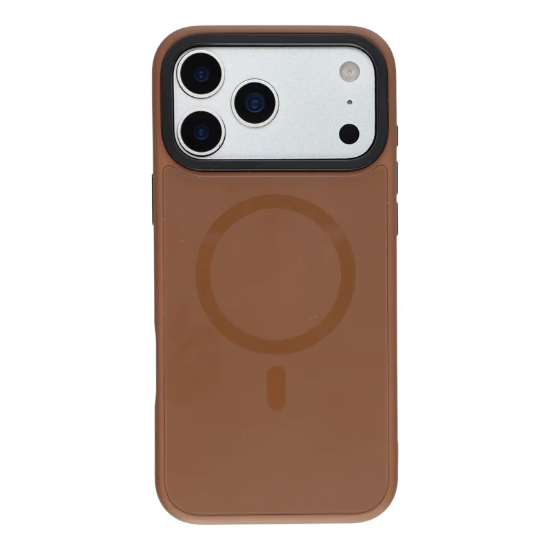 X-LEVEL Série Armor Aperture pour iPhone 17 Pro Max Étui Magnétique Ultra Fin Coque en PC TPU - Brun