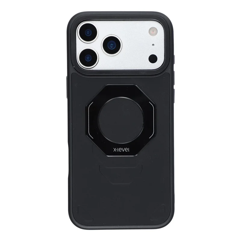 X-LEVEL para iPhone 17 Pro Funda Magnética TPU PC Protectora Compatible con MagSafe - Negro