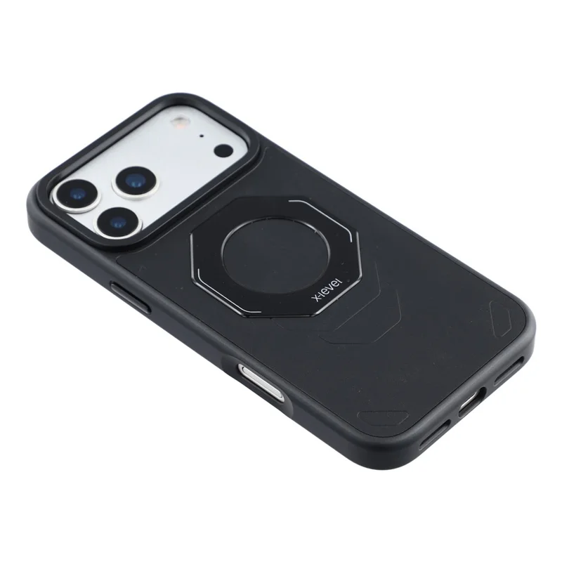 X-LEVEL para iPhone 17 Pro Funda Magnética TPU PC Protectora Compatible con MagSafe - Negro