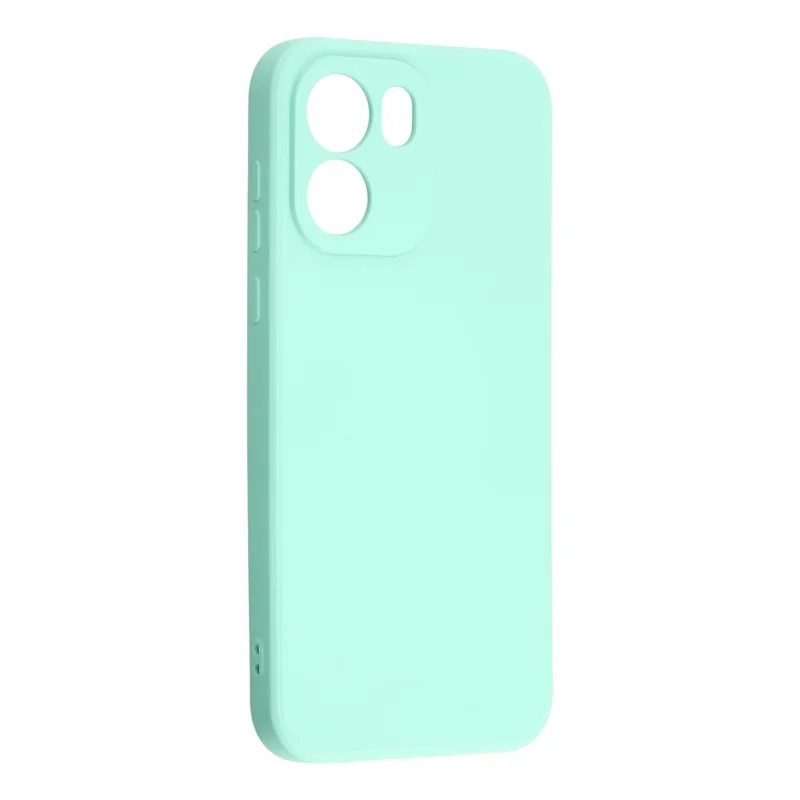 For OnePlus Turbo 6V 5G Case TPU Back Soft Anti-Scratch Fiber Lining Phone Cover - Baby Blue