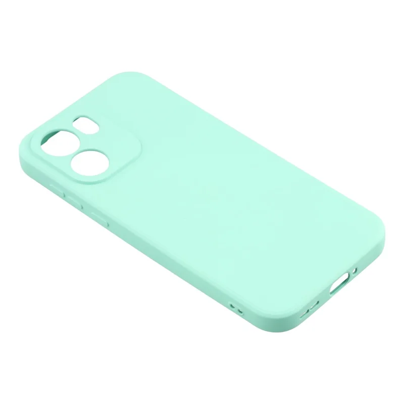 For OnePlus Turbo 6V 5G Case TPU Back Soft Anti-Scratch Fiber Lining Phone Cover - Baby Blue