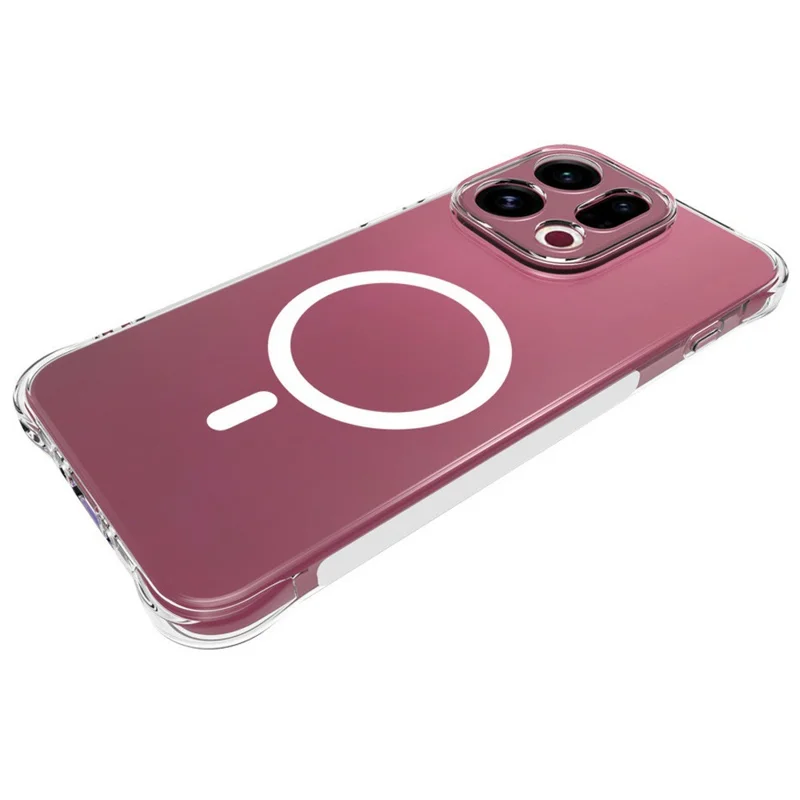 Bulk Purchasing for Oppo Find X9 5G Magnetic Case TPU Anti-drop Phone Back Cover - Transparent
