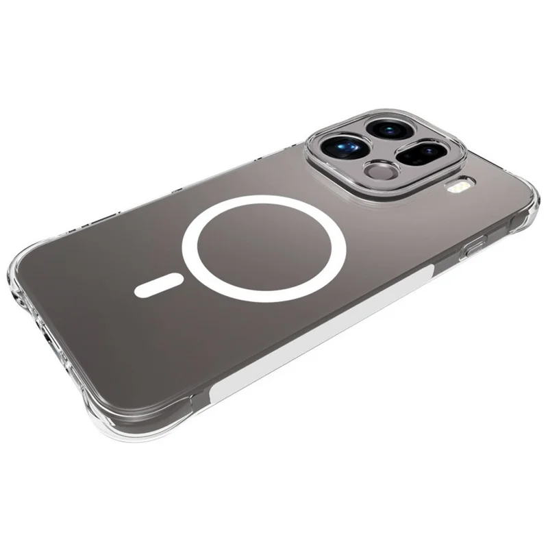 Bulk Purchasing for Oppo Find X9 Pro 5G Magnetic Case TPU Anti-drop Phone Back Cover - Transparent