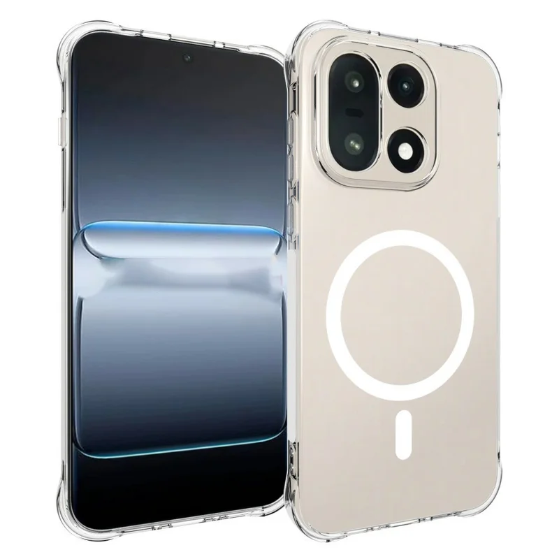 Kauf in Großmengen für OnePlus 15 5G Magnet-Case TPU Anti-Drop Handy-Rückseite – Transparent