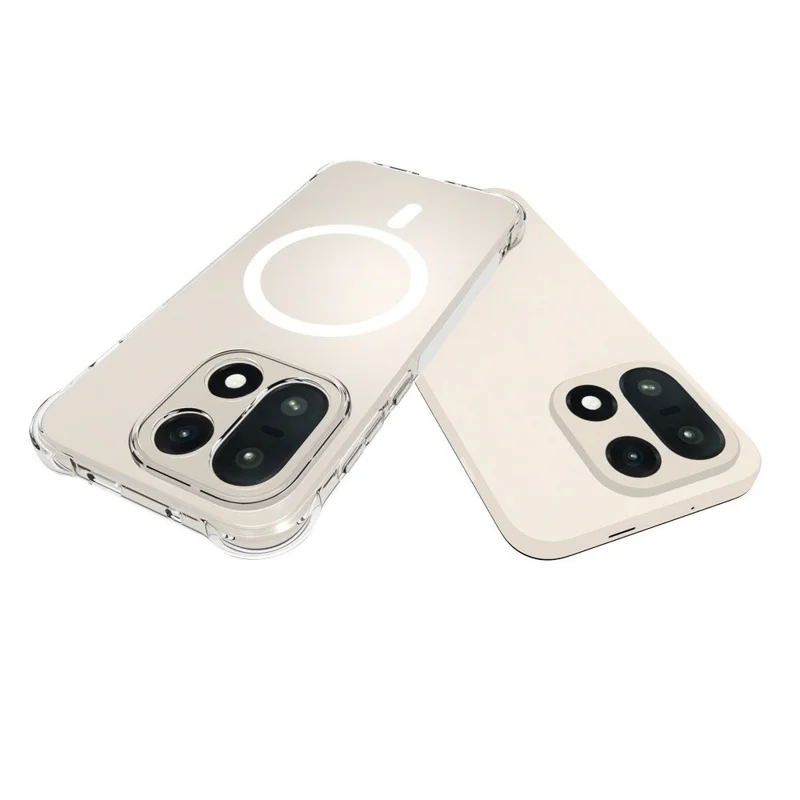 Kauf in Großmengen für OnePlus 15 5G Magnet-Case TPU Anti-Drop Handy-Rückseite – Transparent