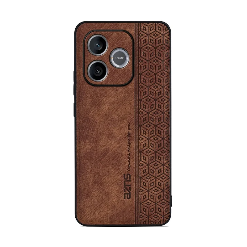 AZNS til Honor 600 Lite 5G Champion Edition Taske i PU-læder med TPU Beskyttelsesdæksel til Telefon - Brun
