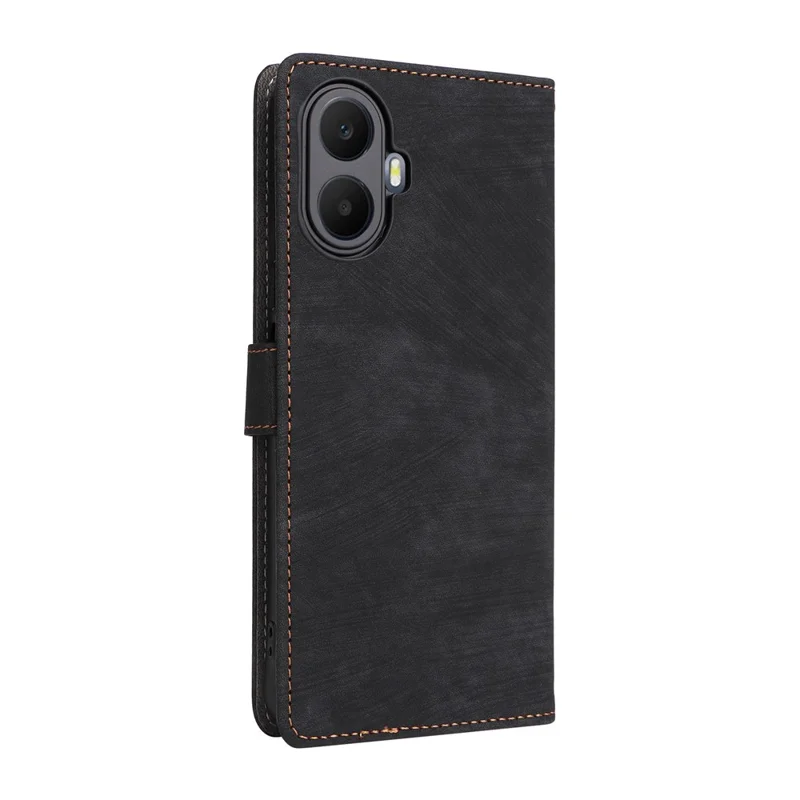 Custodia per TCL K70 5G Portafoglio RFID Blocking in Pelle PU con Supporto e Cinturino - Nero