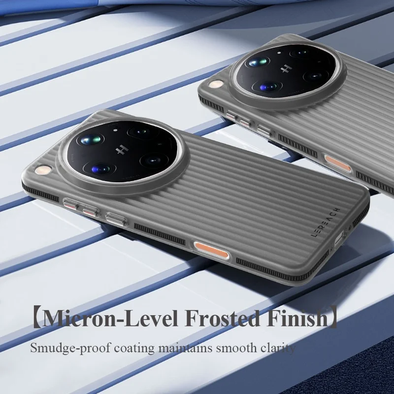 LEREACH TOC Series für Oppo Find X9 Ultra 5G Hülle Fließendes Gitter PC-Handyhülle - Schwarz
