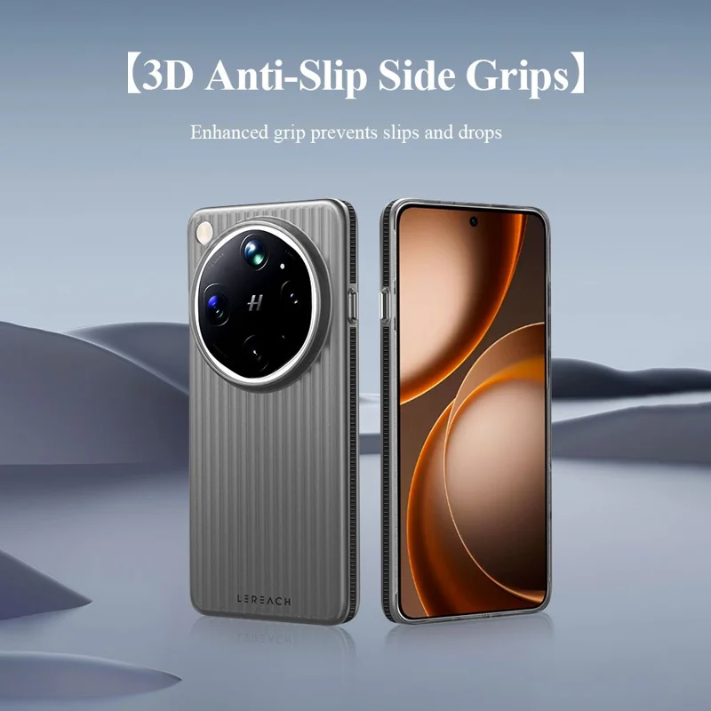 LEREACH TOC Series für Oppo Find X9 Ultra 5G Hülle Fließendes Gitter PC-Handyhülle - Schwarz