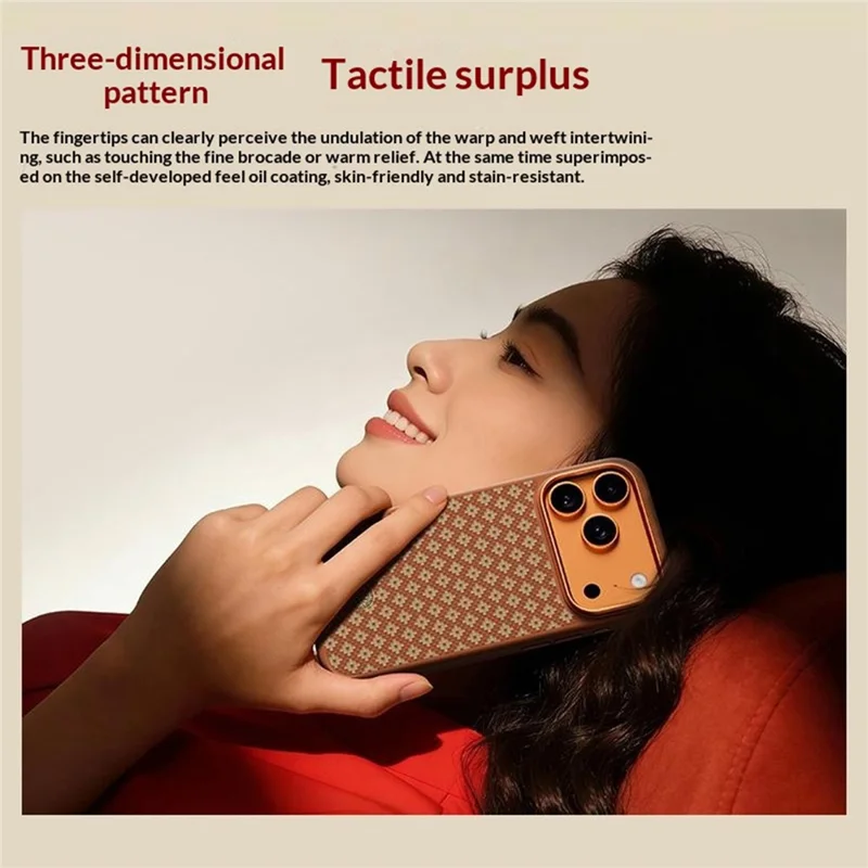 BENKS for iPhone 17 Pro Max Magnetic Case Aramid Fiber Shockproof Cover with Golden Badge Decor