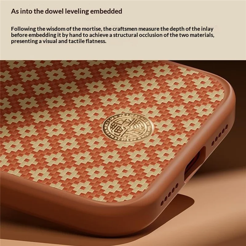 BENKS for iPhone 17 Pro Max Magnetic Case Aramid Fiber Shockproof Cover with Golden Badge Decor