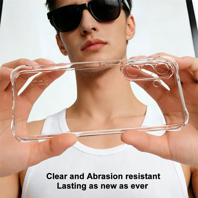 IMAK Für Samsung Galaxy A27 Hülle TPU Handyhülle Airbag Stoßfest Schutz - Transparent