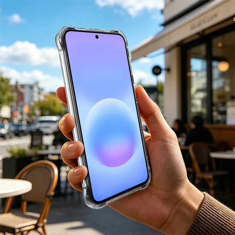 IMAK Für Samsung Galaxy A27 Hülle TPU Handyhülle Airbag Stoßfest Schutz - Transparent