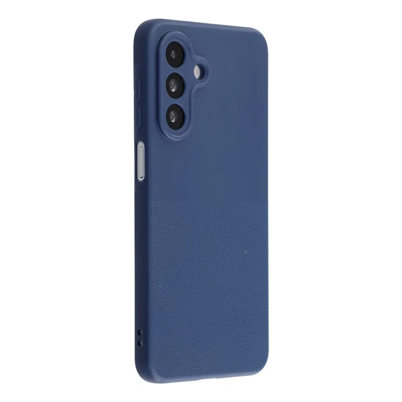For Samsung Galaxy A26 5G Phone Case Dotted Texture Fiber Lining TPU Shockproof Cover (Precise Cutouts) - Blue