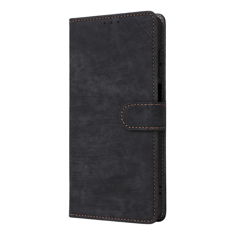 For Honor X6d 5G / Play 60A 5G Case Wallet RFID Blocking PU Leather Phone Cover Stand with Strap - Black