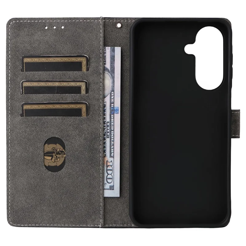Capa Carteira para Samsung Galaxy A27 com Bloqueio RFID, Capa de Couro PU, Suporte com Alça - Preto