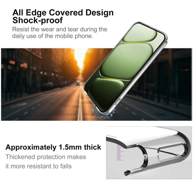 IMAK UX-10 Series For OnePlus Nord 6 5G Phone Case Soft TPU Mobile Back Cover - Transparent