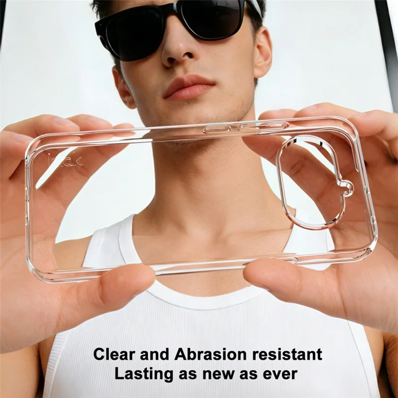 IMAK UX-10 Series Para Nothing Phone (4a) Capa Traseira para Telemóvel Transparente em TPU Macio - Transparente
