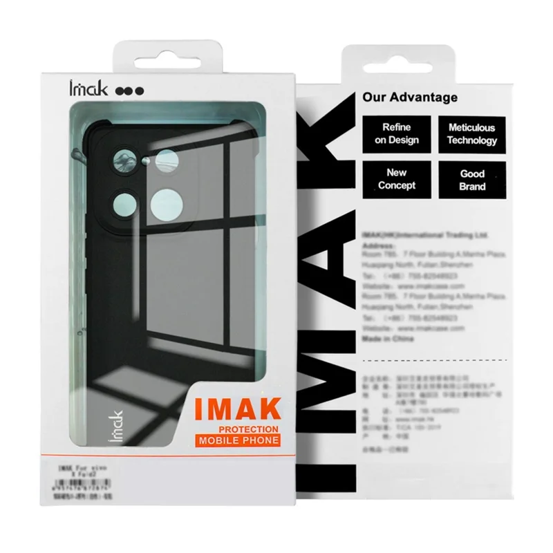 IMAK Für Realme 16 5G Hülle TPU Handyhülle Airbag Stoßfest Schutz - Matt Schwarz