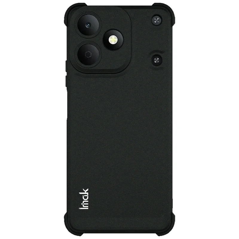 IMAK für Realme Note 80 4G Hülle TPU Handyhülle Airbag Stoßfest Schutz – Matt Schwarz