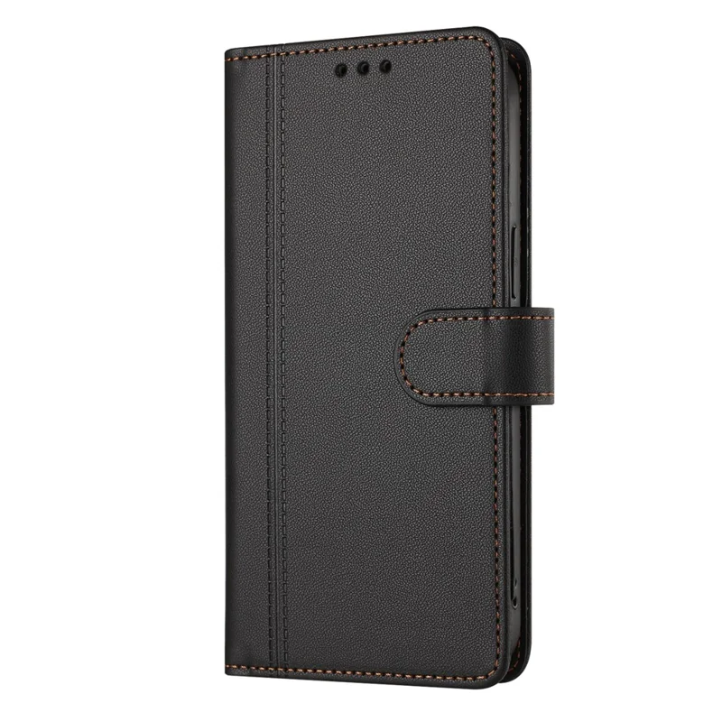 Funda para iPhone 17 Pro Max con 9 Ranuras para Tarjetas, Cartera de Cuero PU con Correa de Mano - Negro