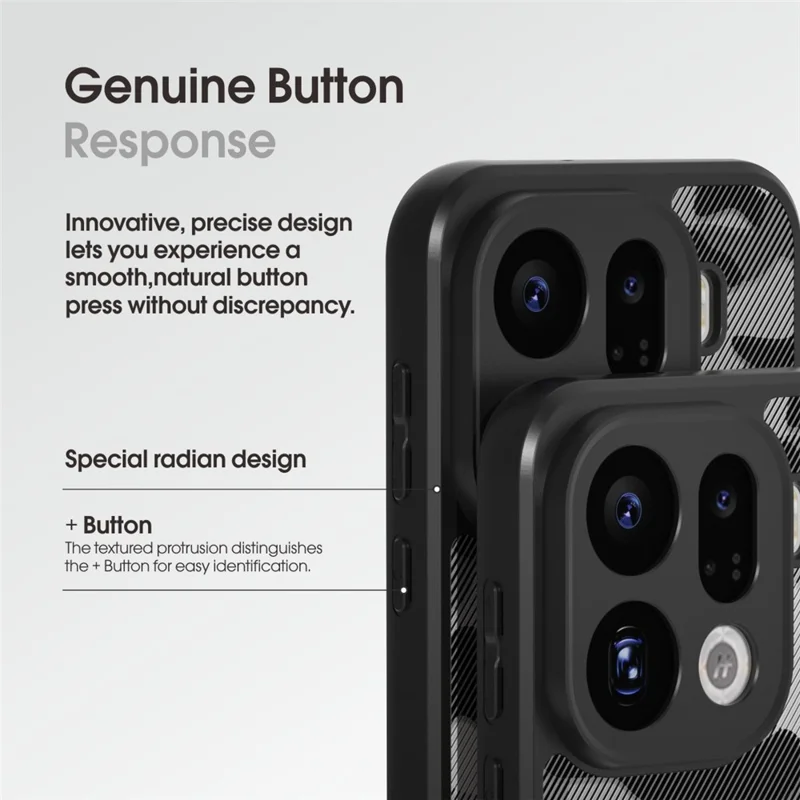 IBMRS for Oppo Find X9 Pro 5G Mobile Cover Soft TPU + Hard PC Case with Wrist Strap (Precision Cutouts) - Artistic Camouflage
