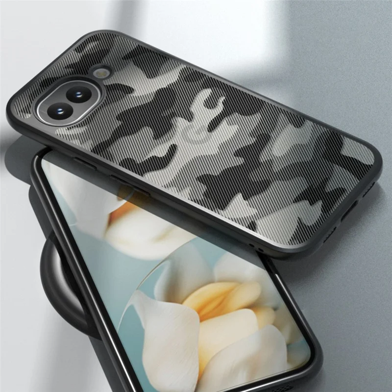 IBMRS for Google Pixel 10a Mobile Cover Soft TPU + Hard PC Case with Wrist Strap (Precision Cutouts) - Artistic Camouflage